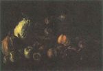 Still Life with a Basket of Apples and Two Pumpkins